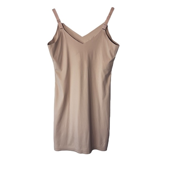 Knix LuxeLift Tank Slip Contour Dress Nude Shapewear Smoothing Size Large - Picture 3 of 12